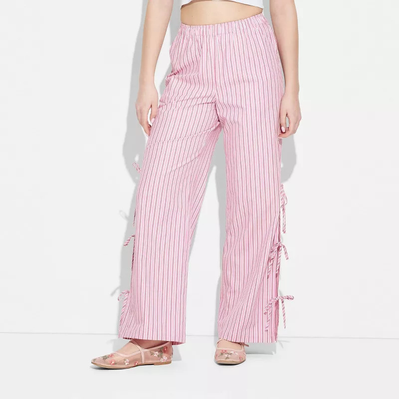 Women's High-Rise Side-Tie Boxer Pants - Wild Fable™ | Target