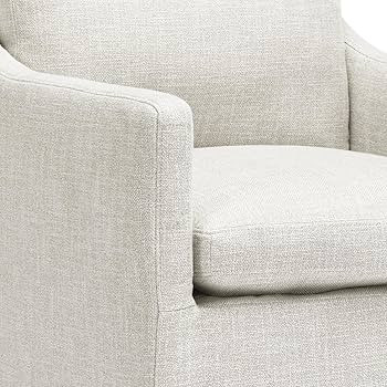 DUHOME Upholstered Dining Chair with Casters,Linen Dining Chairs Set of 4,Single Sofa Chair with ... | Amazon (US)