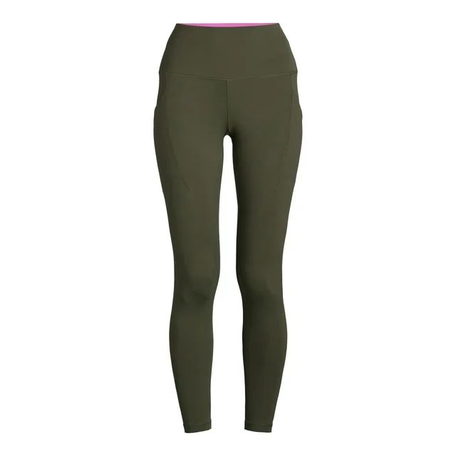 Love & Sports Women's High Rise 7/8 Leggings with Side Pockets, Sizes XS-XXXL | Walmart (US)