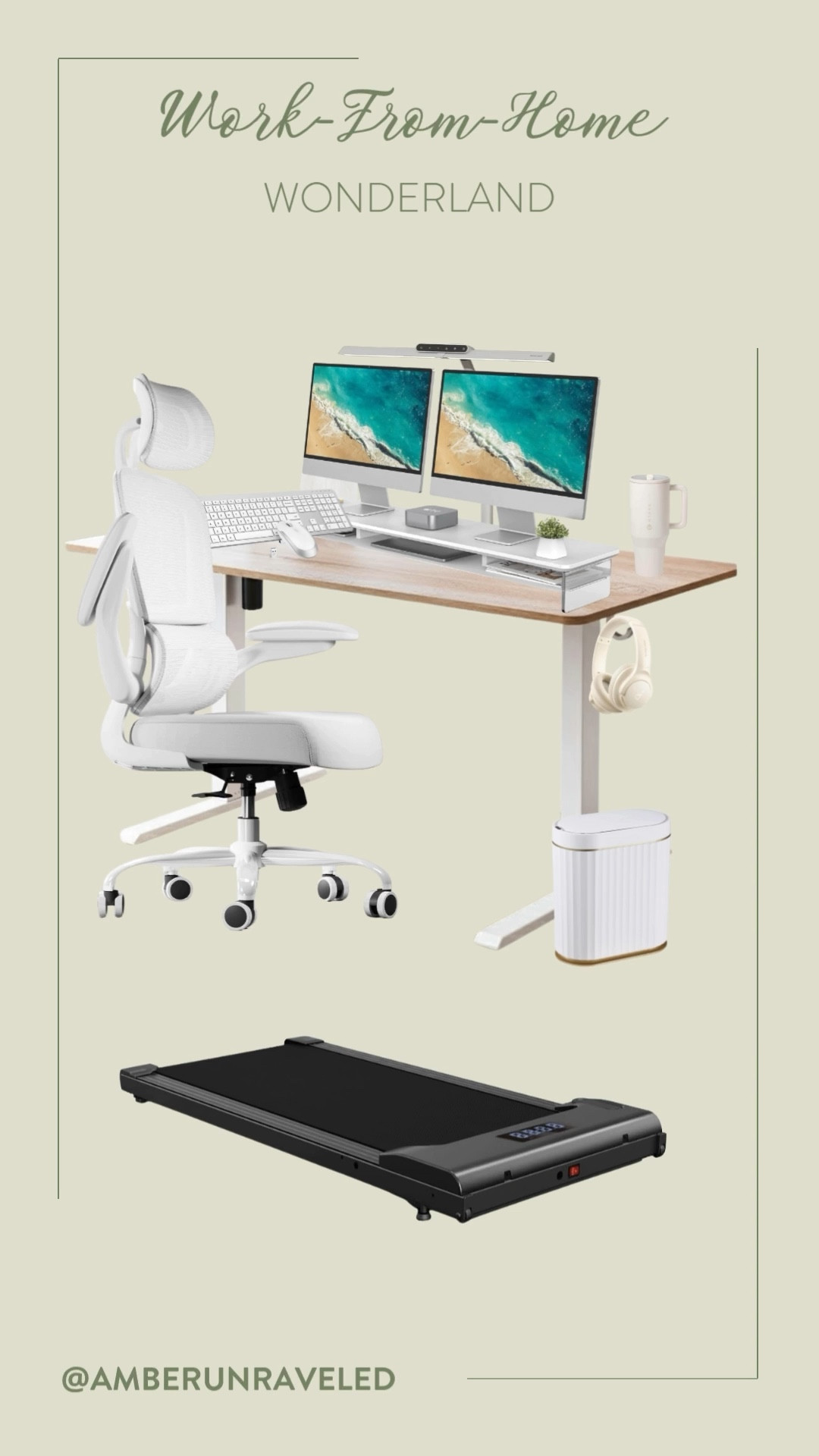 If you're looking for a sign to upgrade your desk setup and home office, this is it! Add something fun and athletic with this walking pad to keep you moving while still being productive.

WFH, office goals, electronic gadgets, work life balance, productivity core, minimalist aesthetic, home office furniture, workspace decor

#LTKSaleAlert #LTKStyleTip #LTKHome