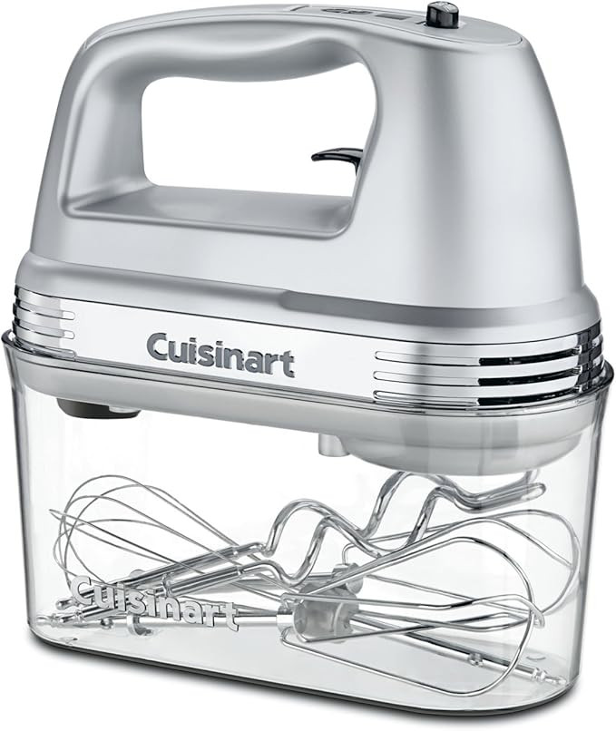 Cuisinart HM-90BCS Power Advantage Plus 9-Speed Handheld Mixer with Storage Case, Brushed Chrome | Amazon (US)