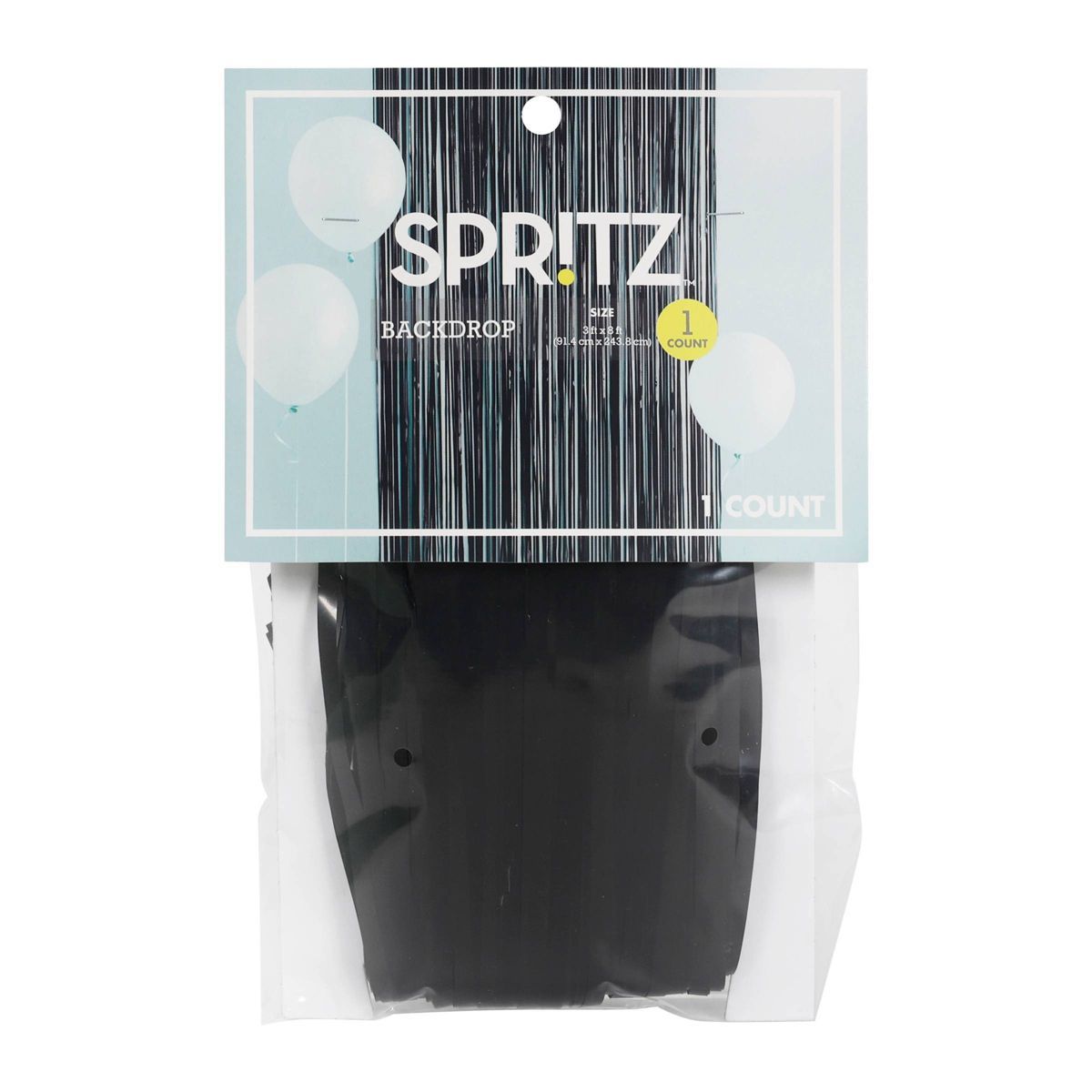Iridescent Backdrop Black - Spritz™ | Target