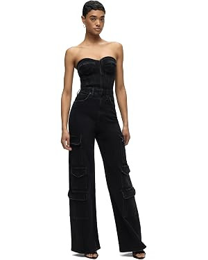 HUDSON Womens Bustier Cargo Jumpsuit | Amazon (US)