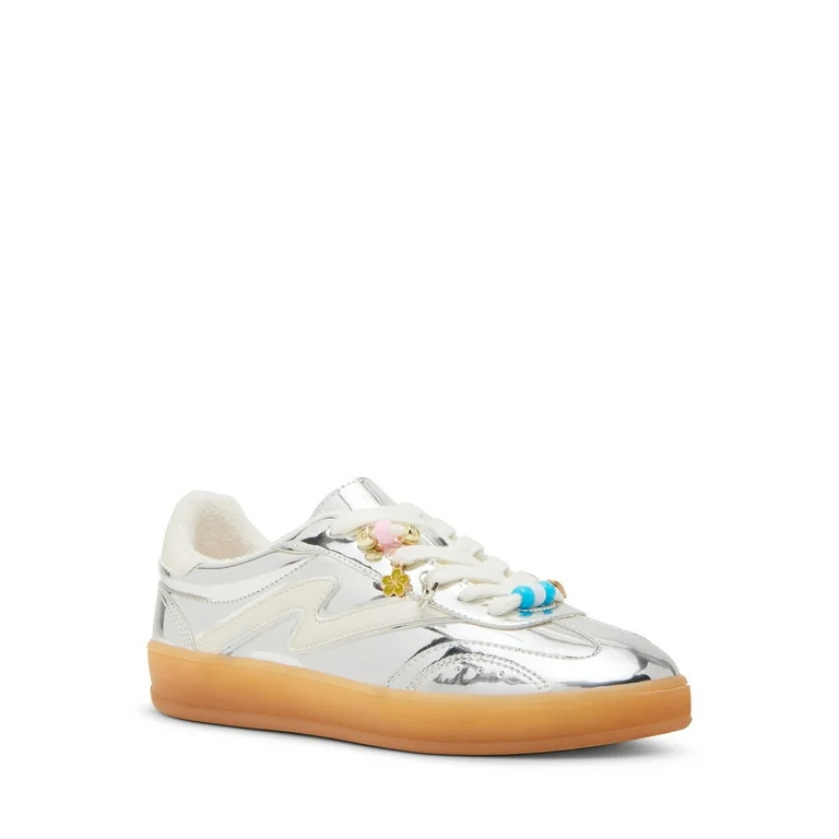 Madden Girl Women's Giia-CB Lace-Up Gum Sole Sneaker with Charms | Walmart (US)