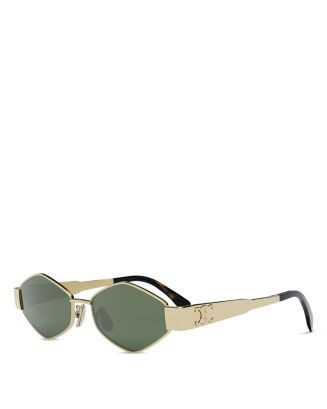 CELINE Metal Triomphe Geometric Sunglasses, 54mm  | Bloomingdale's Jewelry & Accessories | Bloomingdale's (US)