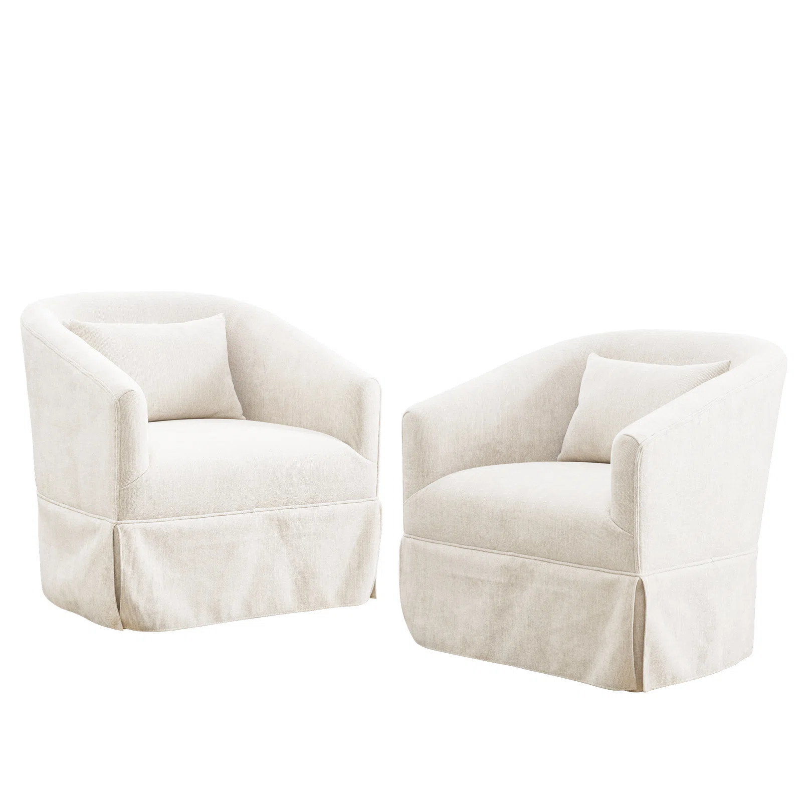 Latitude Run® Finsted Upholstered Swivel Barrel Chair & Reviews | Wayfair | Wayfair North America