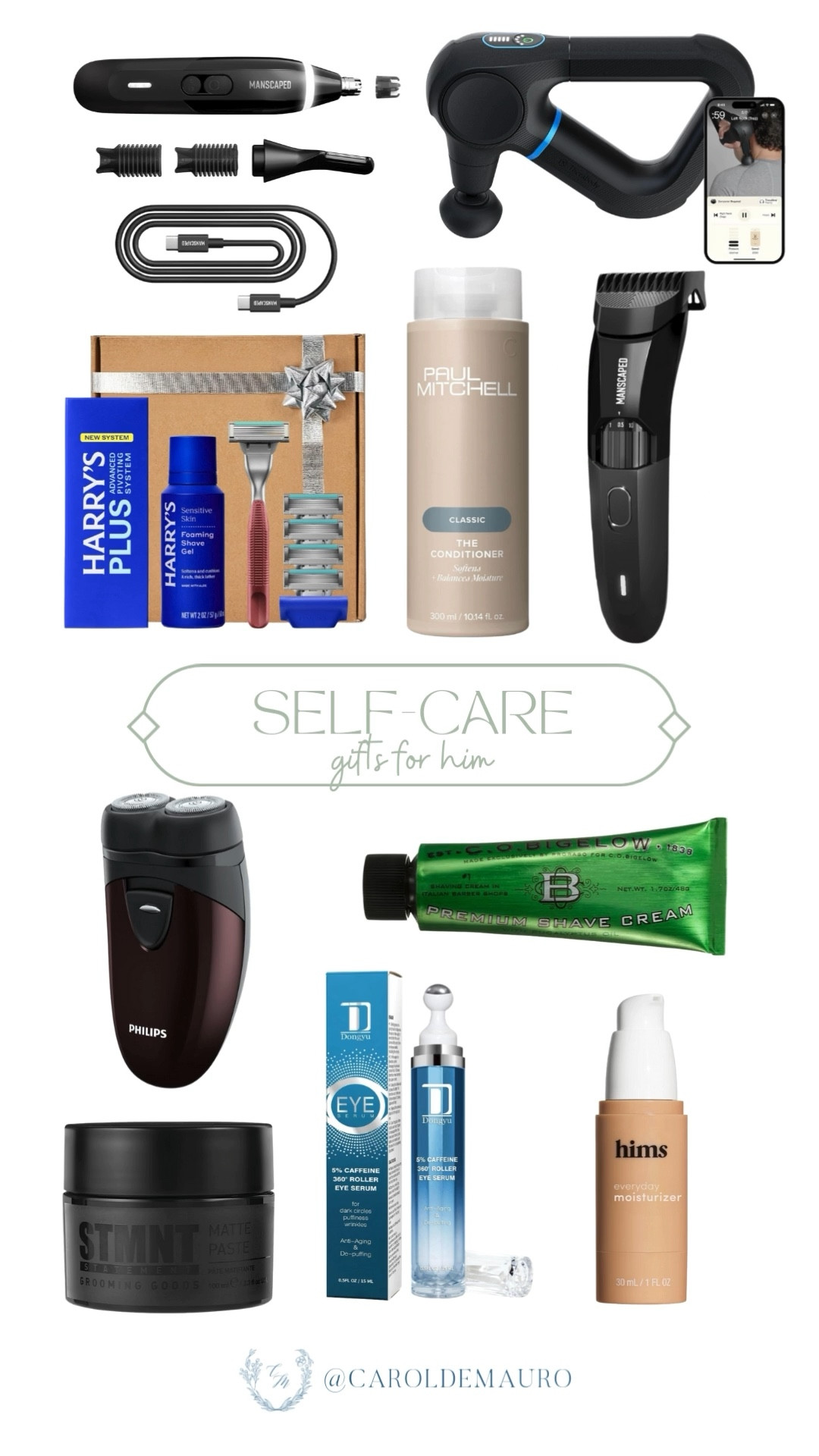 Show the man in your life some appreciation by getting him a top-tier grooming routine item like a body massager, nose hair trimmer, and an electric shaver. Give him the gift of great skin and hair by adding quality products like a conditioner, eye serum, and face moisturizer to his kit!

amazon finds, beauty reco, self care routine, mens hair care, mens kit, gift guide for him, beard care, holiday gifting

#LTKMens #LTKSeasonal #LTKGiftGuide