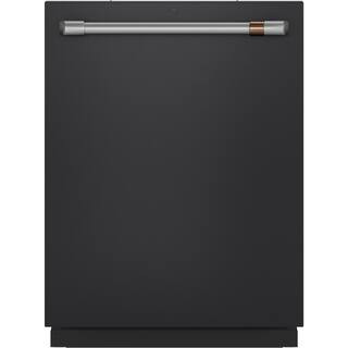 Cafe 24 in. Fingerprint Resistant Matte Black Top Control Built-In Tall Tub Dishwasher with 3rd R... | The Home Depot