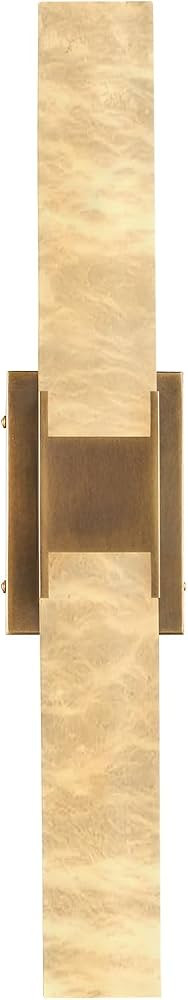 Natural Alabaster Brass Wall Sconce\uff0cModern Indoor Bathroom Vanity Light | Amazon (US)