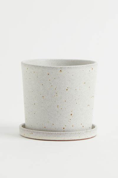 Small Plant Pot and Saucer | H&M (US + CA)