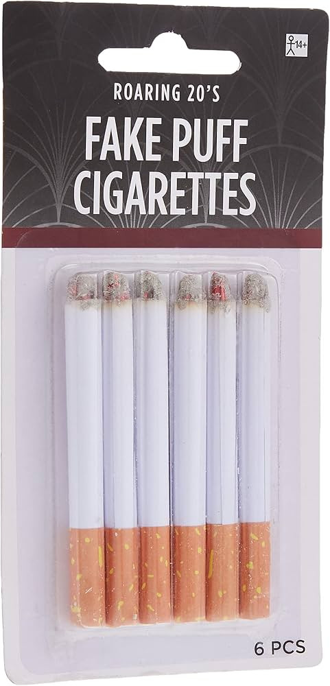 Amscan Fake Puff Cigarettes - 3 1/4', 6 Pcs | Amazon (US)