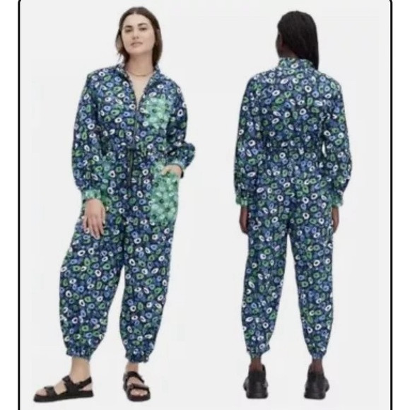 Diane Von Furstenberg for Target Nylon Jazz Dot Green‎ Jumpsuit | Poshmark