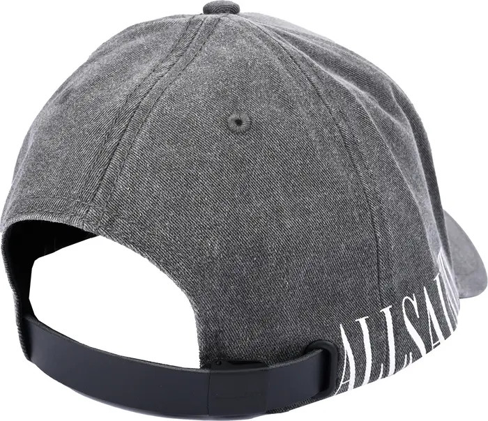 AllSaints Side Cut Off Logo Baseball Cap | Nordstrom | Nordstrom