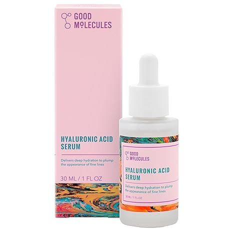 Good Molecules Hyaluronic Acid Serum - 1% Hyaluronic Acid Non-greasy Ultra Hydrating Serum, Facia... | Amazon (US)