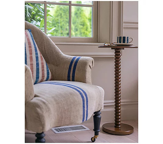 Wood Detailed Cocktail Table by Bright Bazaar | QVC
