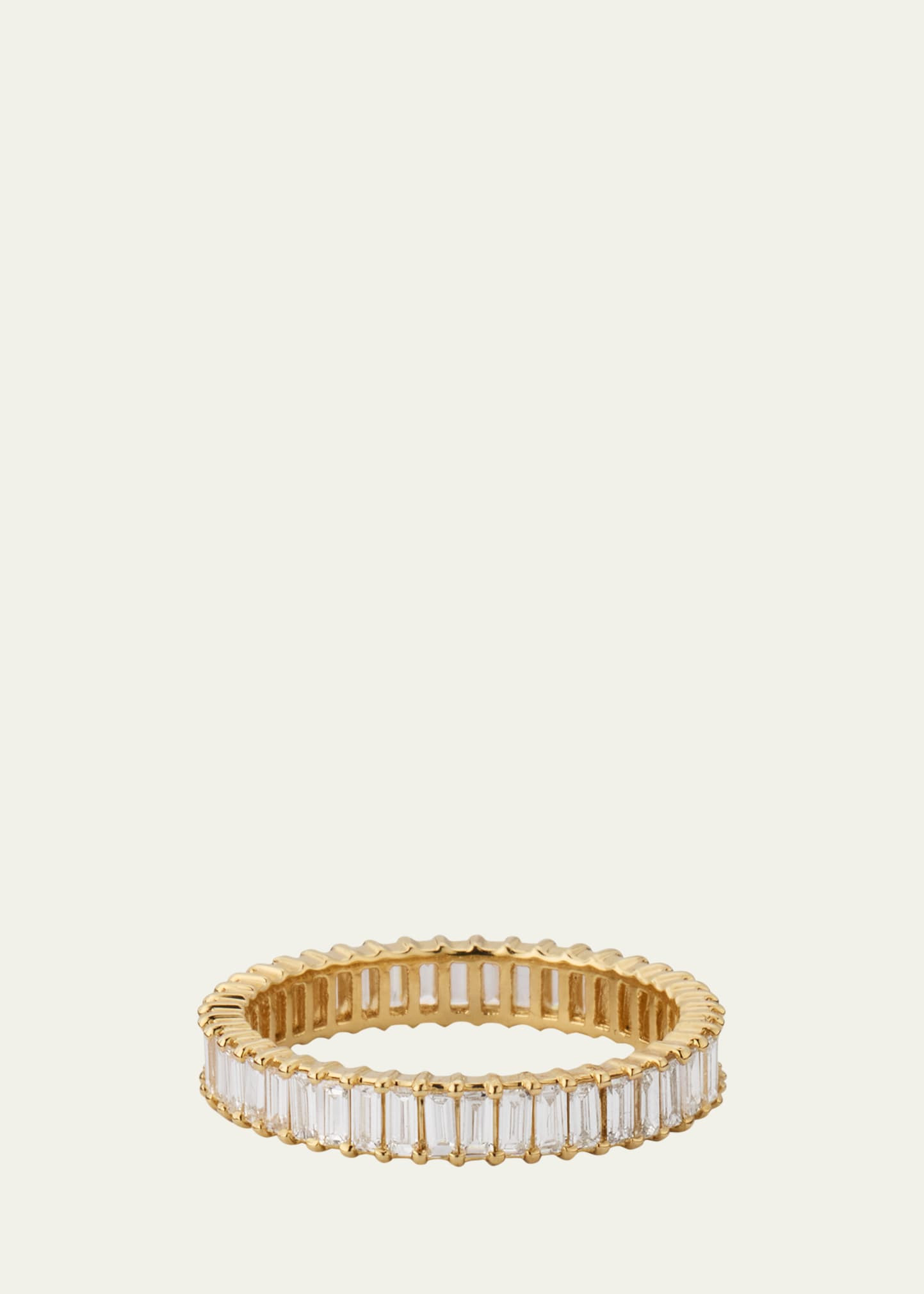 Lana 14K Gold Baguette Diamond Double Eternity Band Ring | Bergdorf Goodman