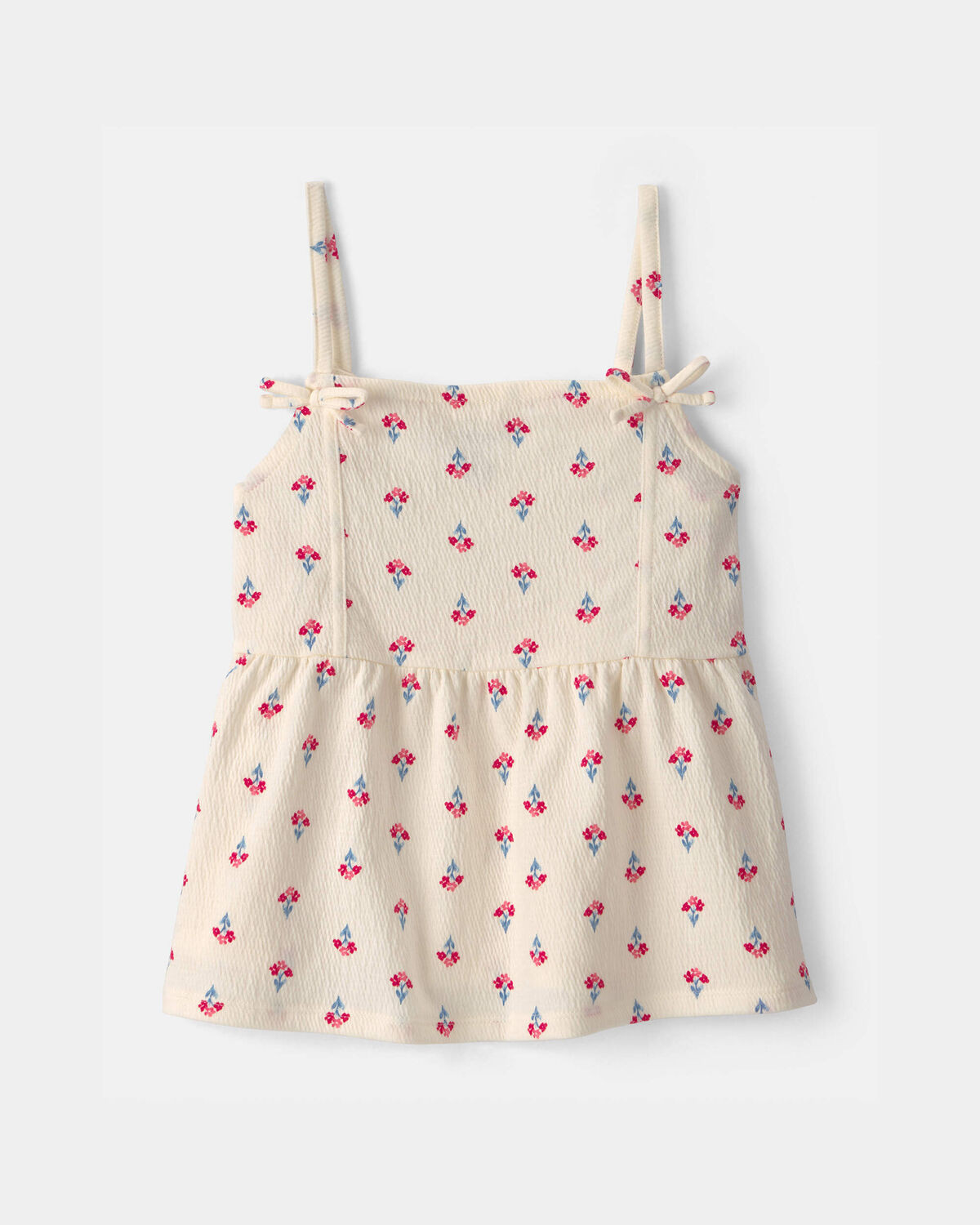 Girls Floral Tank Top - Ivory/Red | Carter's Inc