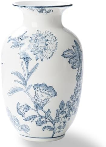 Blue and White Vase for Home Decor, Ceramic Chinoiserie Vase Decor, Porcelain Vases, Flowers | Amazon (US)