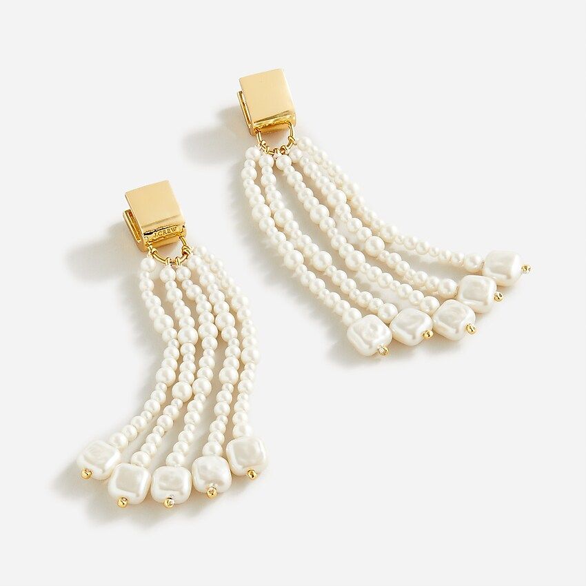 Freshwater pearl statement earrings | J.Crew US