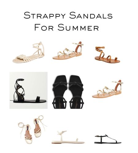 Strappy sandals for summer 

#LTKstyletip #LTKSeasonal #LTKshoecrush