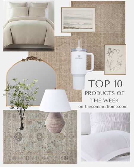 The top sellers from last week!
Loloi area rugs
Pottery Barn area rug
Vintage mirror
Affordable bedding 
Artwork 
Stanley cup
Table lamp
Faux stems


#LTKhome #LTKsalealert #LTKFind