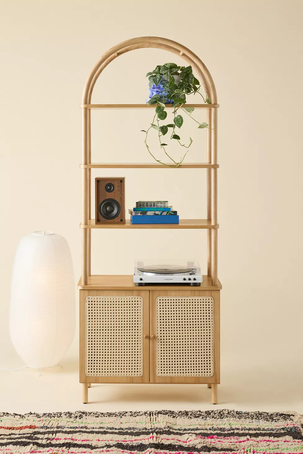Liv Cane Paned Arch Storage Cabinet | Urban Outfitters (US and RoW)
