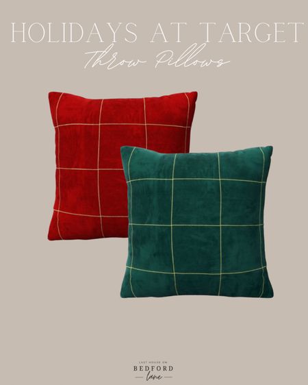 Holiday throw pillows Christmas throw pillows 

Target home target holiday 

#LTKhome #LTKfindsunder50 #LTKHoliday