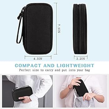 FYY Electronic Organizer, Travel Cable Organizer Bag Pouch Electronic Accessories Carry Case Port... | Amazon (US)