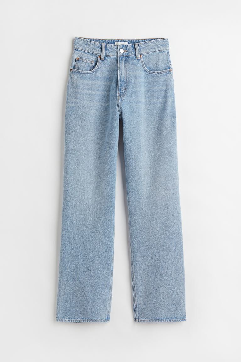 Loose Straight High Jeans | H&M (UK, MY, IN, SG, PH, TW, HK)