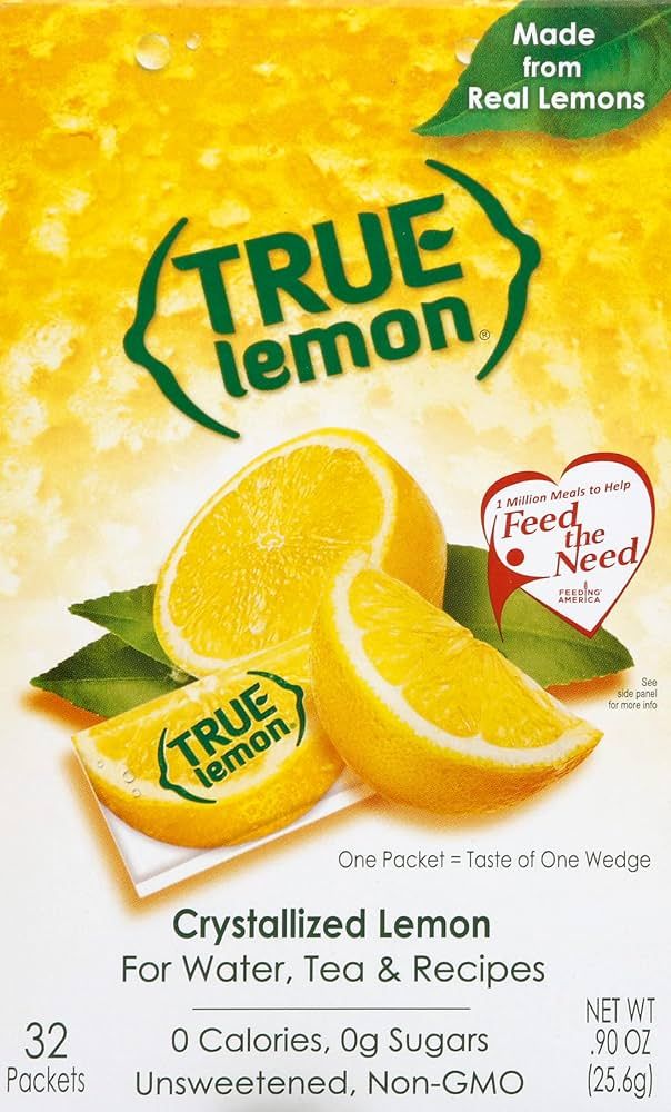 True Lemon, Lemon Crystallized Packets, 0.9 Ounce | Amazon (US)