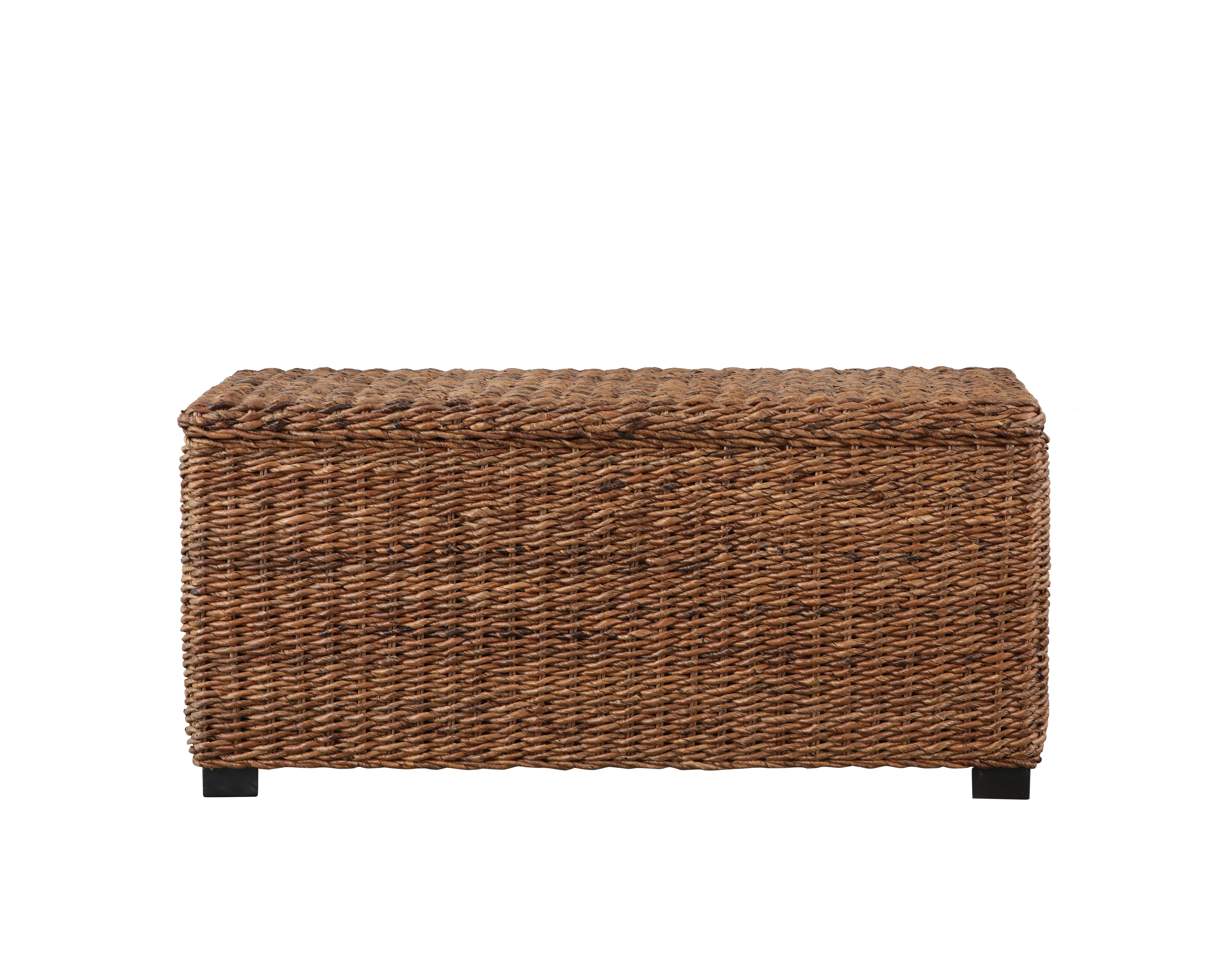 Beachcrest Home™ Berndt Woven Storage Bench & Reviews | Wayfair | Wayfair North America