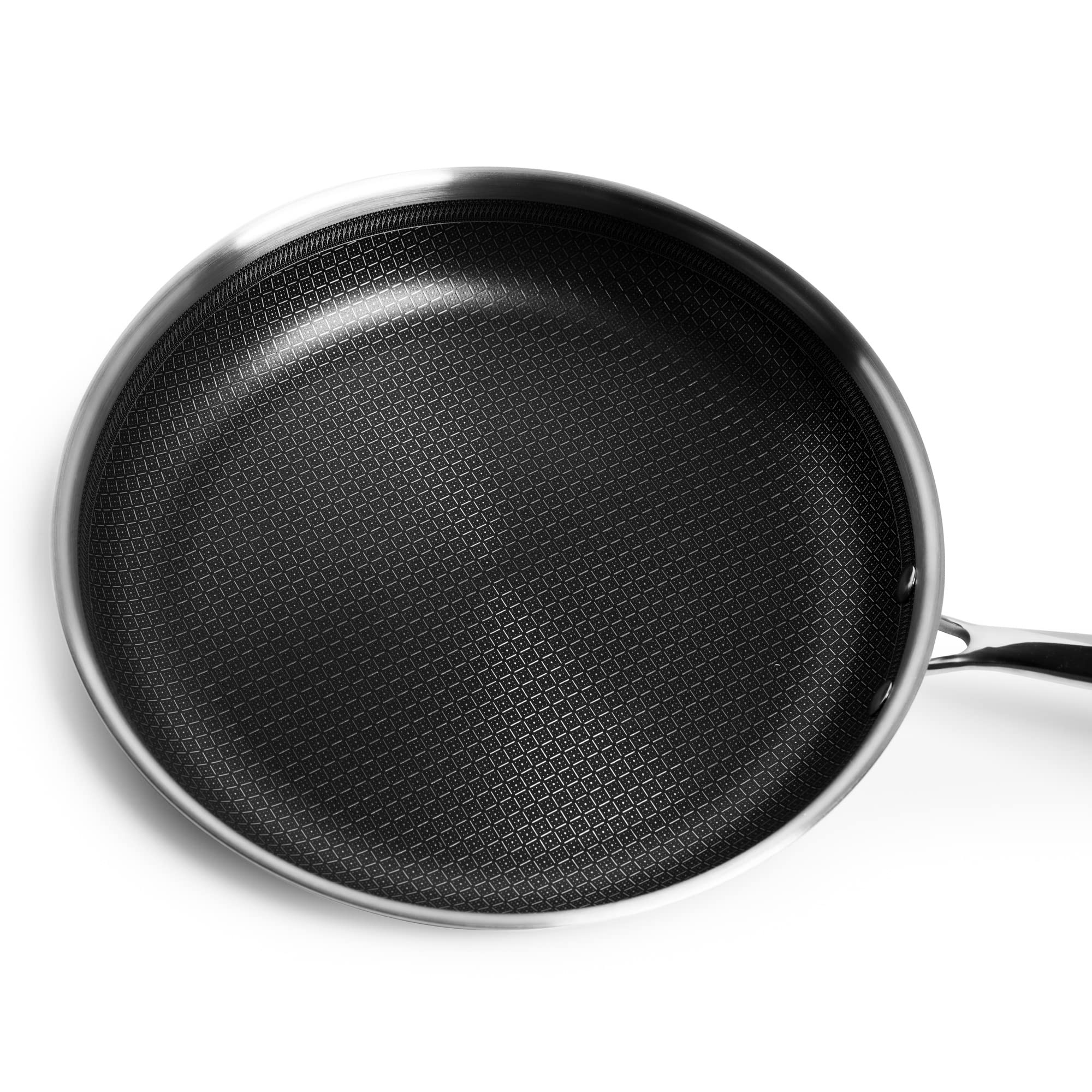 Lexi Home Tri-ply 10" Stainless Steel Scratch Resistant Nonstick Frying Pan | Amazon (US)