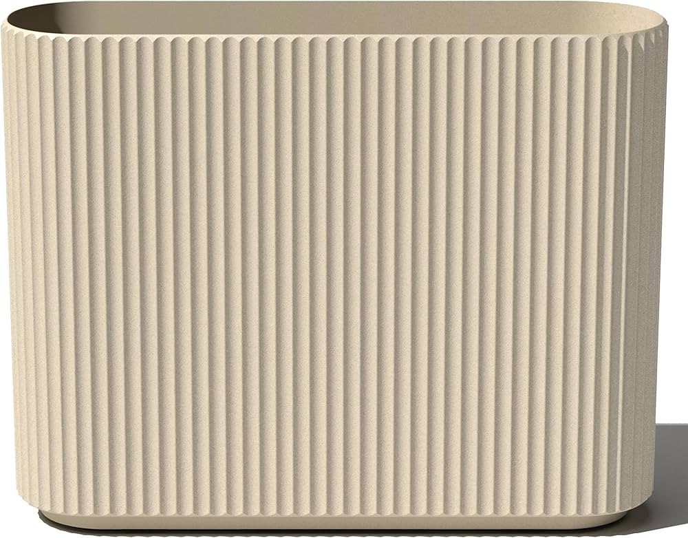 Veradek Demi Series Span Planter for Front Porch, Patio, Backyard | Durable Plastic-Concrete Mate... | Amazon (US)