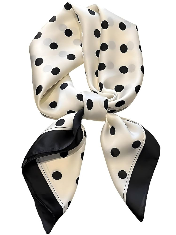 Dailyacc Hair Bandanas Scarf For Women Lightweight Fashion Neck Silk Satin Head Scarves For Sleep... | Amazon (US)