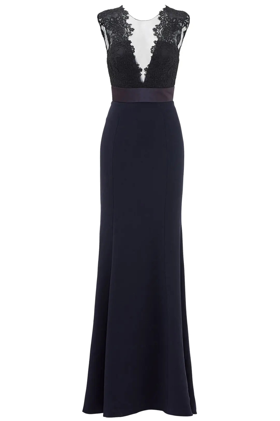 Theia Deep Midnight Gown | Rent The Runway