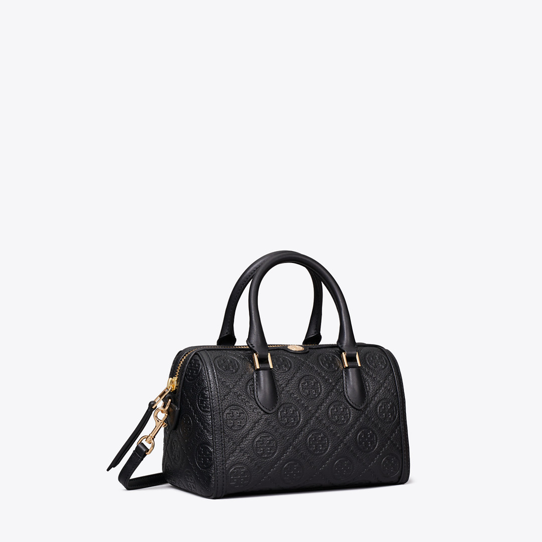 Tory Burch T Monogram Pebbled Petite Barrel Bag | Tory Burch (US)