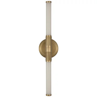 Ralph Lauren Barrett 21" Up and Down Bath Light with White Glass | Perigold
