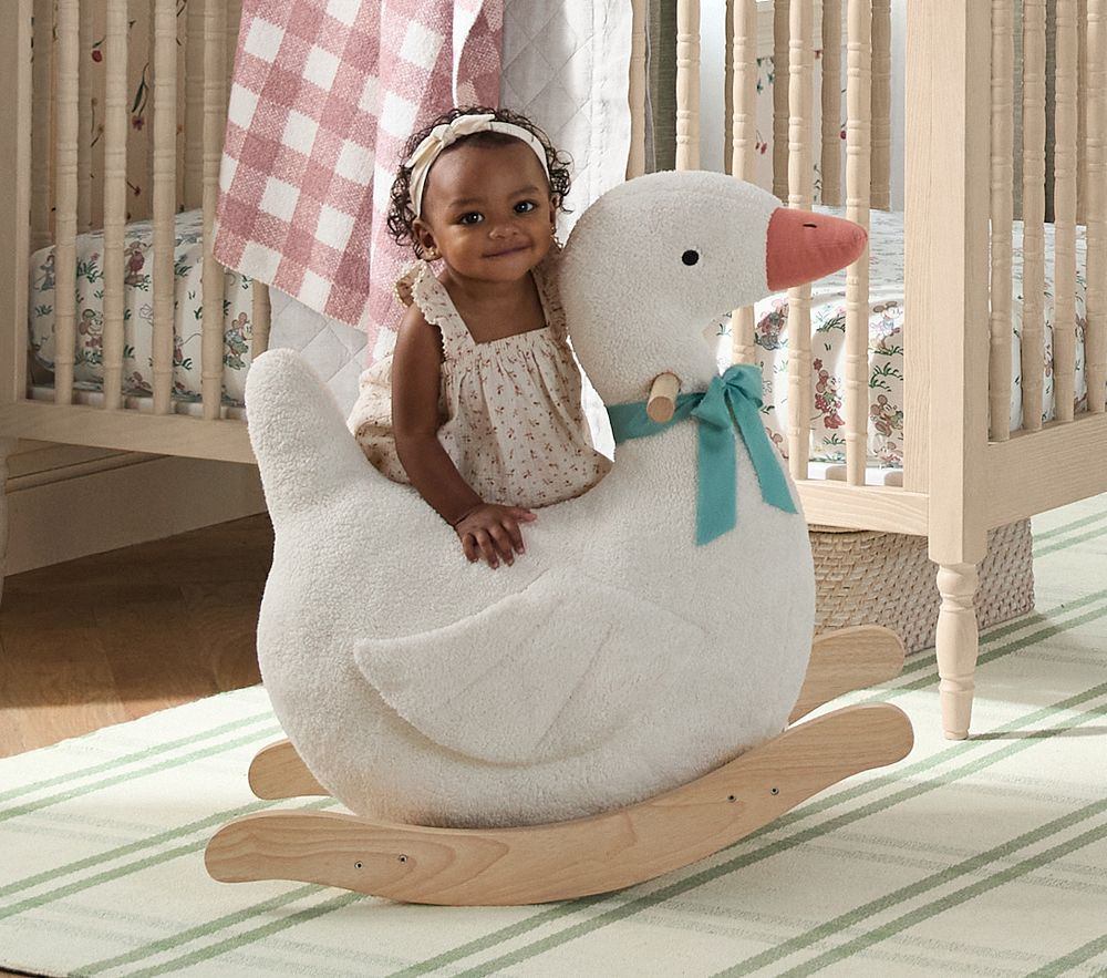 Duckling Plush Nursery Rocker | Pottery Barn Kids