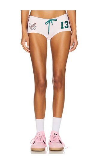Football Mini Shorts in Pink | Revolve Clothing (Global)