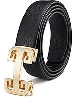 Yuangu Womens Belts for Jeans, Womens Leather Belt with Gold Buckle, Designer Belts for Pants Jea... | Amazon (US)