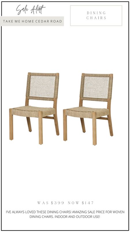 SET OF TWO WOVEN CHAIRS HUGE SALE

amazing deal on these beautiful woven / teak dining chairs! Can be used indoors or outdoors. Clearance find for $147 for two!! Can’t beat that price for this style of chair.

Dining chair, outdoor dining chair, woven dining chair, Walmart, Walmart finds 

#LTKfindsunder100 #LTKhome #LTKsalealert
