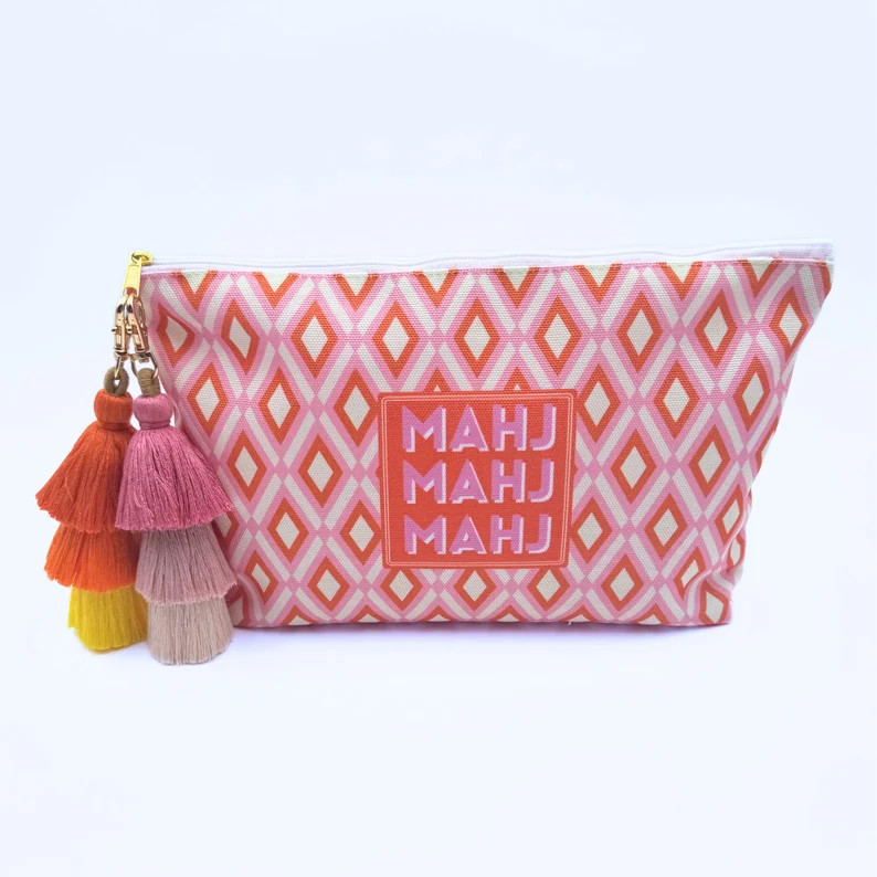 Mahjong Tile & Accessory Bag (large, T-bottom) | Fits Most Large Tile Sets - Etsy | Etsy (US)