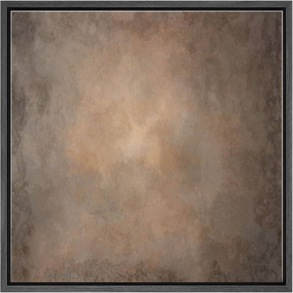 SIGNWIN Framed Canvas Print Wall Art Earthy Brown and Taupe Abstract Illustrations Modern Art Dec... | Amazon (US)