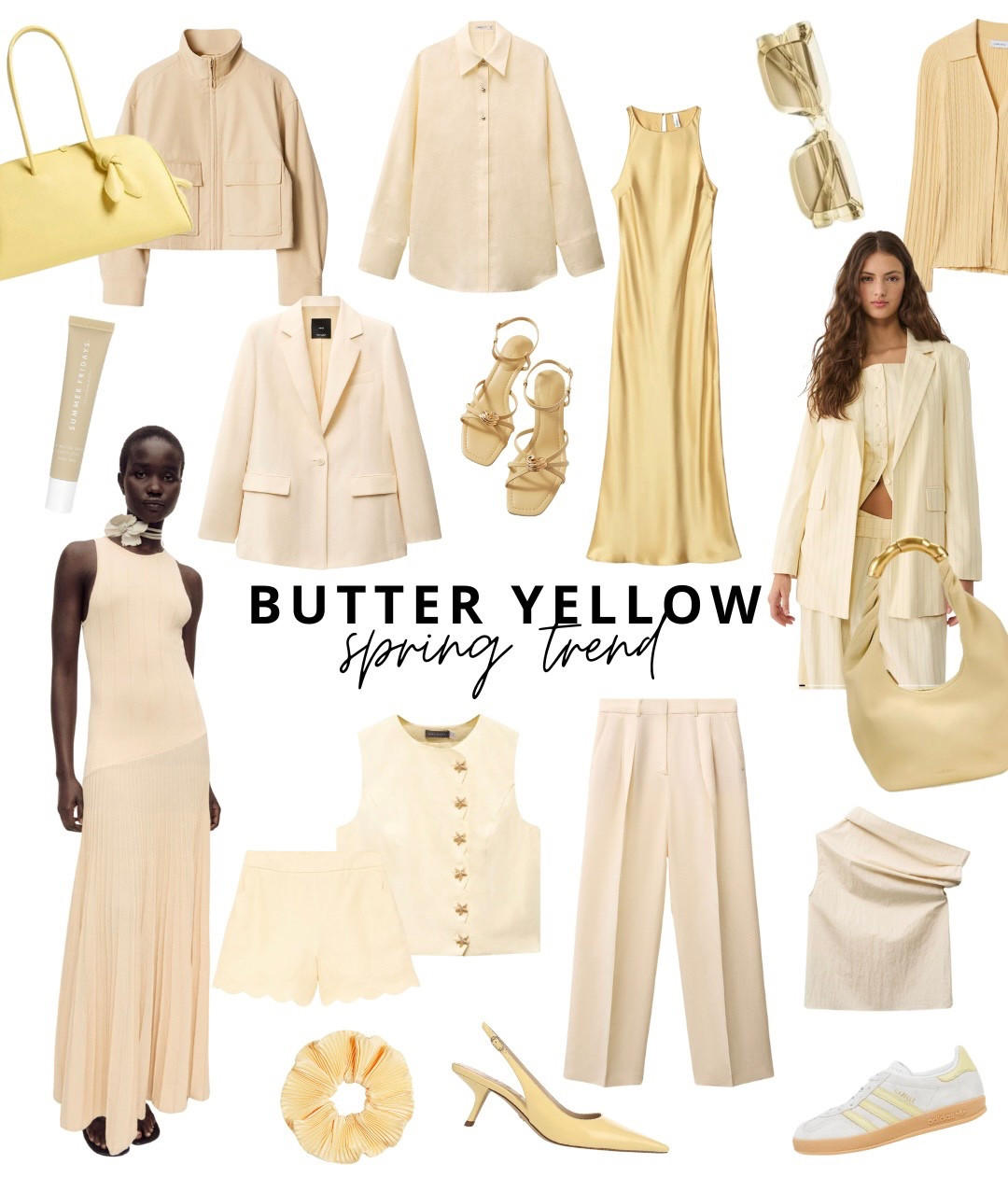 Butter yellow trend on 🔥 

Spring trends, spring style tips, spring dress, yellow top, yellow shirt, yellow trousers, yellow accessories, yellow bag, yellow sandals

#LTKStyleTip #LTKSeasonal
