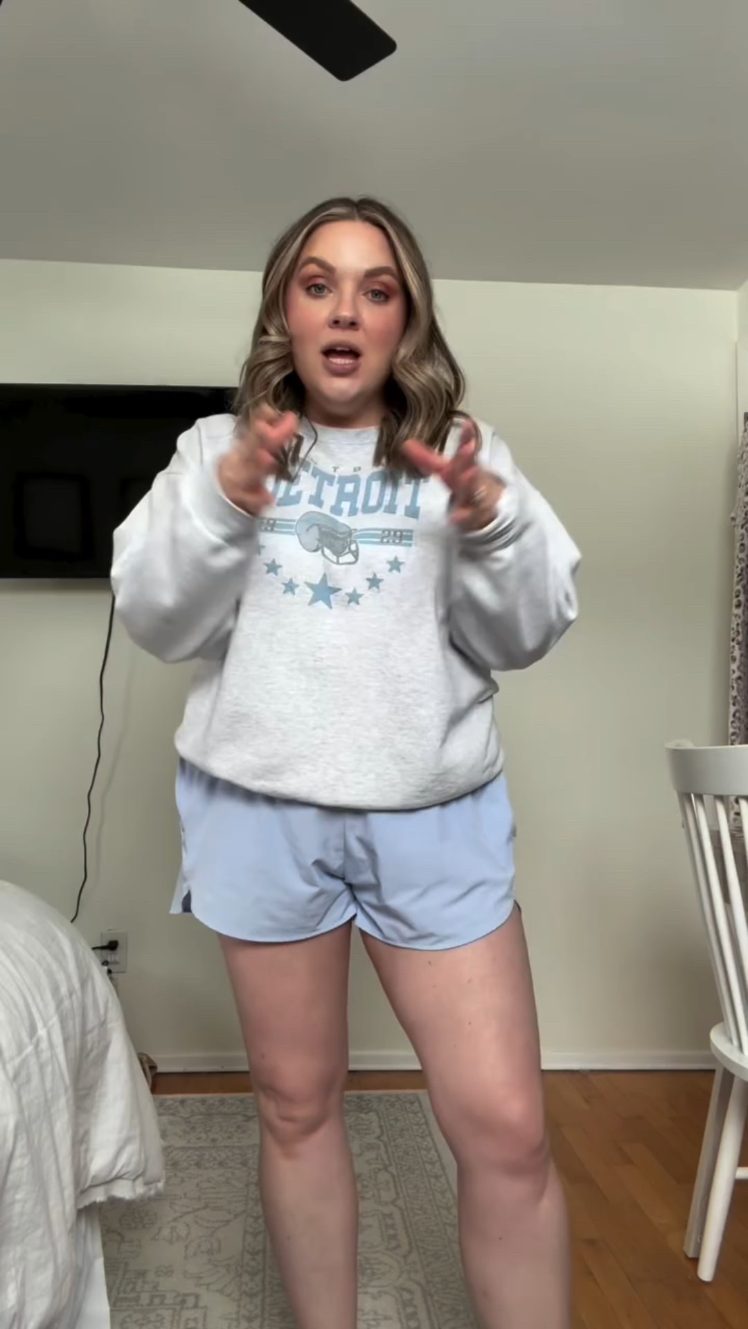 I’ve been seeing similar versions of this outfit floating around the internet, and I wanted to put my own spin on it. I would give this a 6.5 I love the over all concept. But I feel like I could do better finding a better bottom that was more flattering. 

I do really love the red though! So flattering with my darker hair. And you just can’t go wrong with a classic crew neck. 

What do you think, slay or nay? Let me know in the comments. 😘