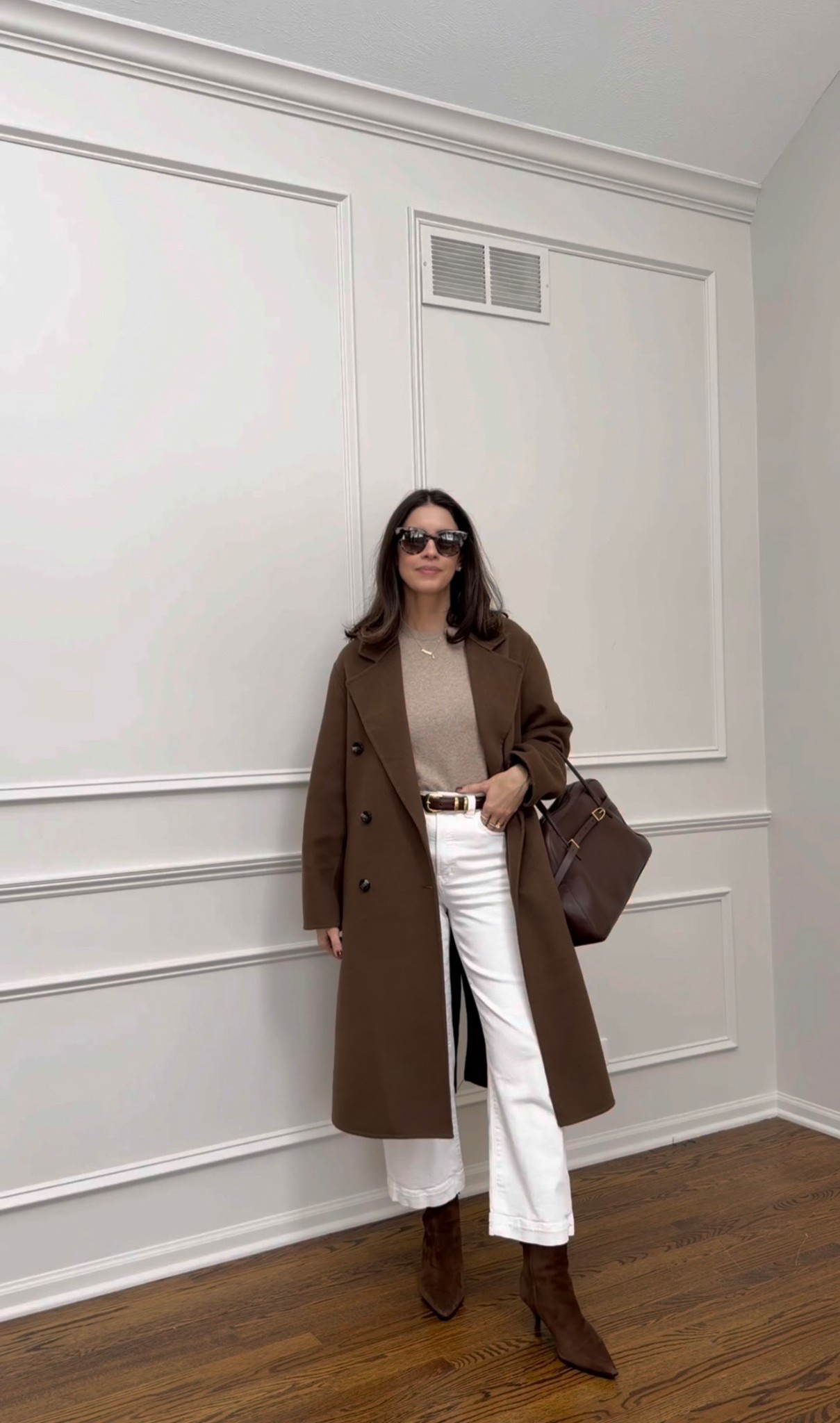 Winter outfit with white jeans 

#LTKootd #LTKSeasonal #LTKOver40