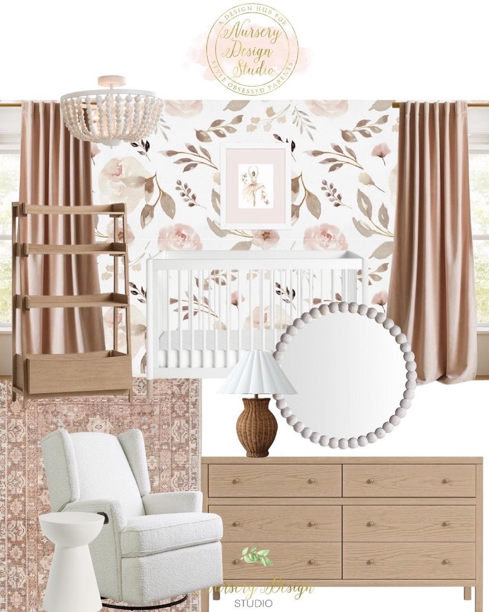 Ana’s nursery is soft, modern, and full of grace — a dreamy blend of blush blooms, warm woods, and feminine charm that feels effortlessly timeless.💗



#LTKBump #LTKBaby #LTKKids