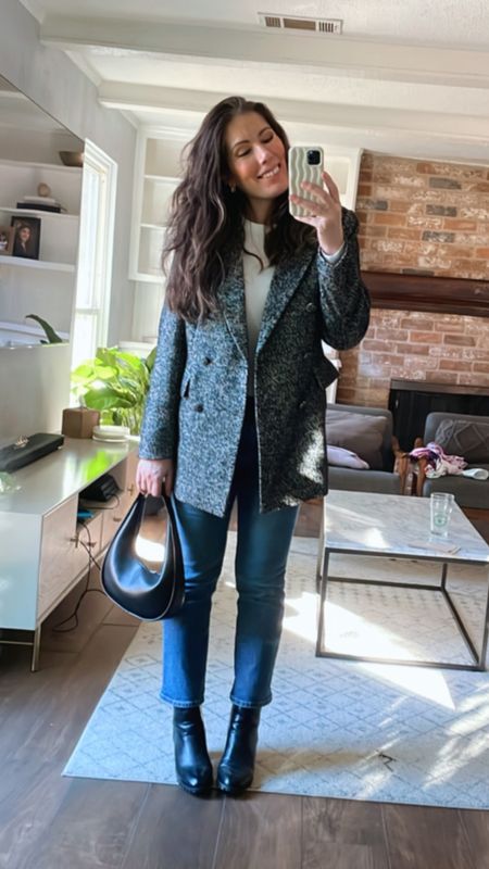 Winter outfits with Madewell Jeans and H&M blazer

#LTKfindsunder100 #LTKstyletip #LTKitbag