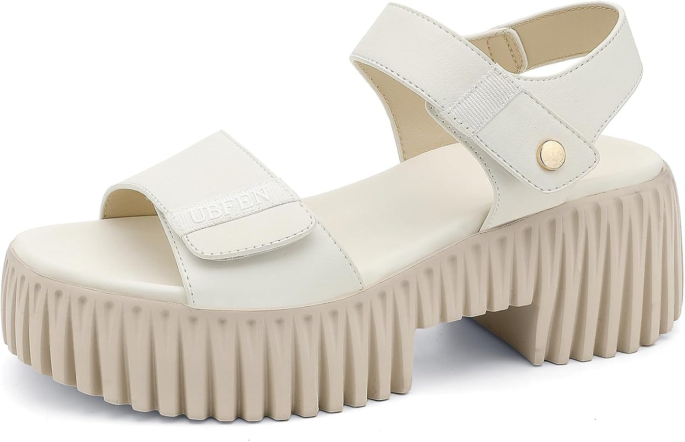 UBFEN Womens Platform Sandals Chunky Wedge Heel Comfortable Arch Support | Amazon (US)
