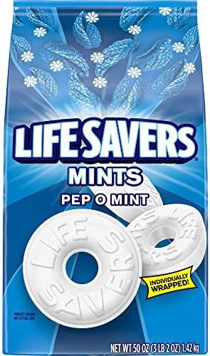 Life Savers Pep O Mint Hard Candy, 50-Ounce Party Size Bag | Amazon (US)
